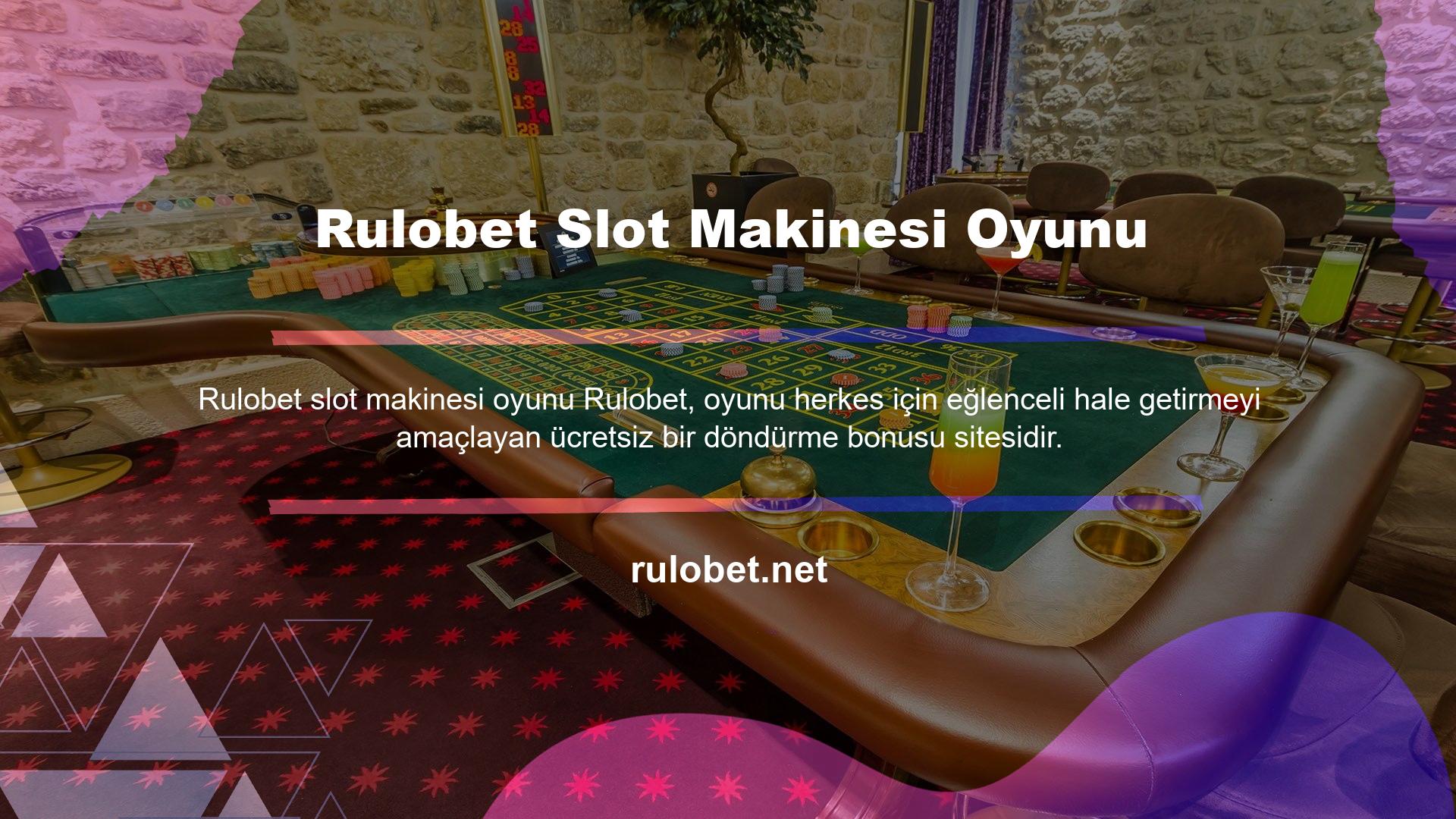 Rulobet Slot Makinesi Oyunu