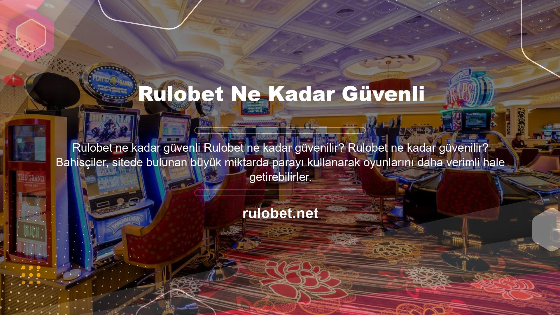Bahisler ve bonuslarla hem eğlenmek hem de kazanmak istiyorsanız Rulobet web sitesinin doğru seçim olduğunu unutmayın
