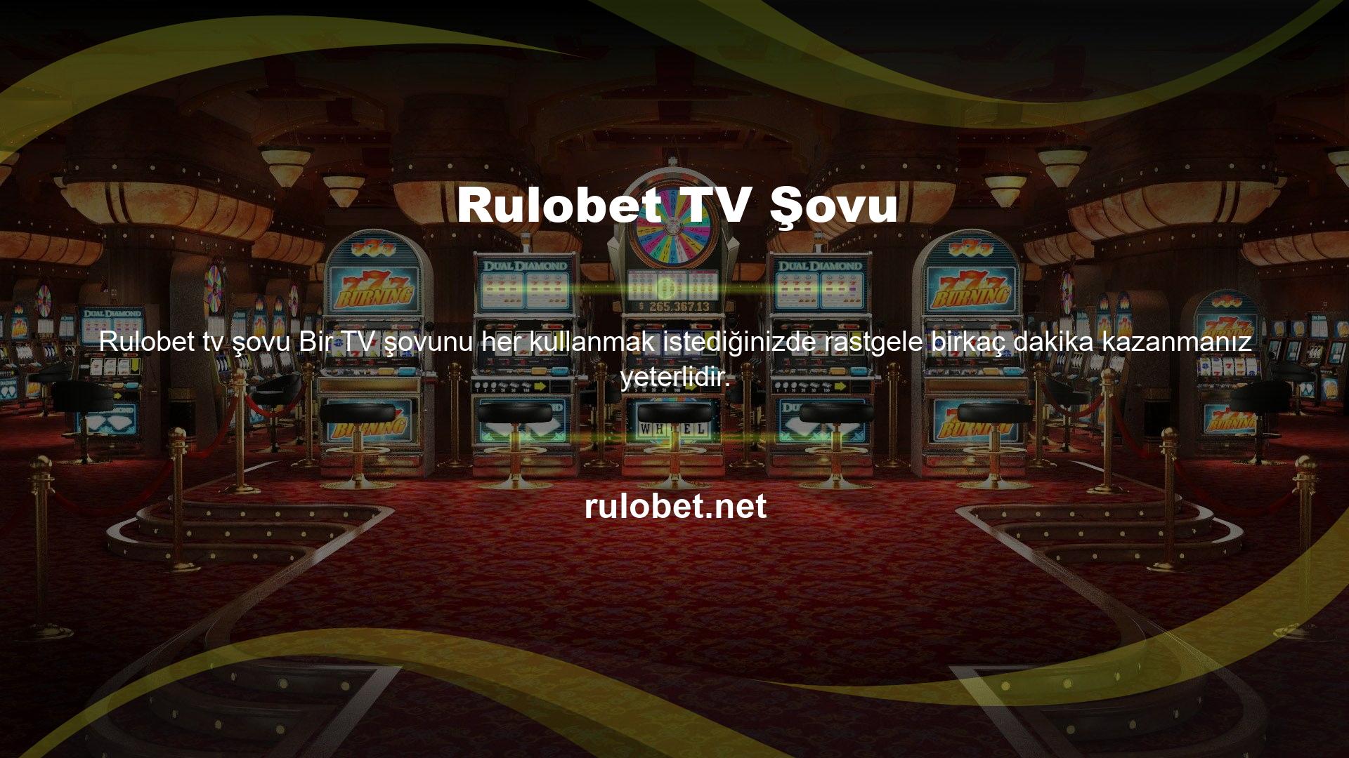 Rulobet TV Şovu