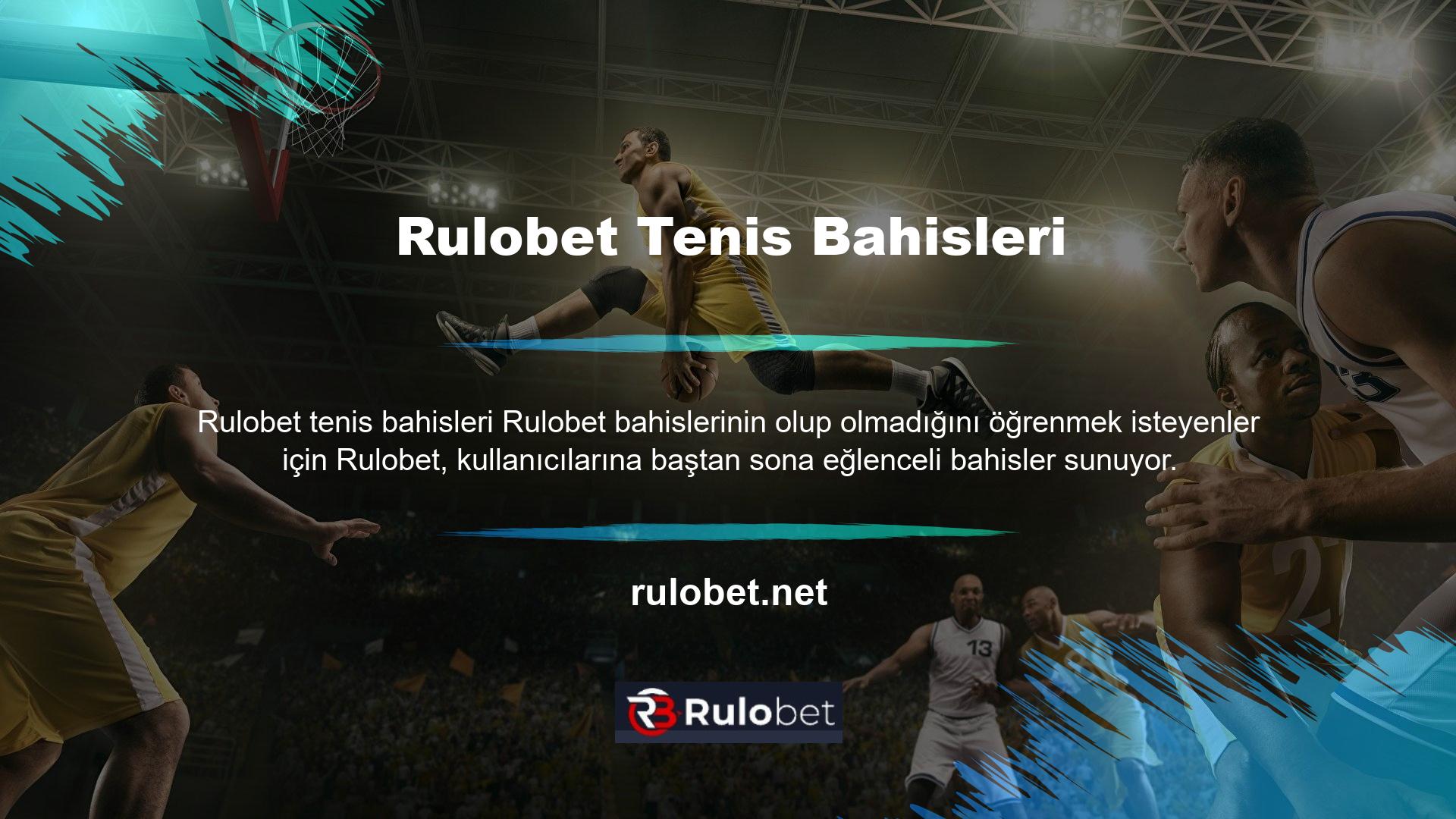 Rulobet tenis bahisleri