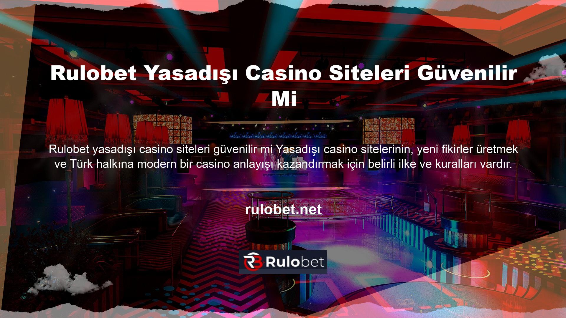 Rulobet Yasadışı Casino Siteleri Güvenilir Mi