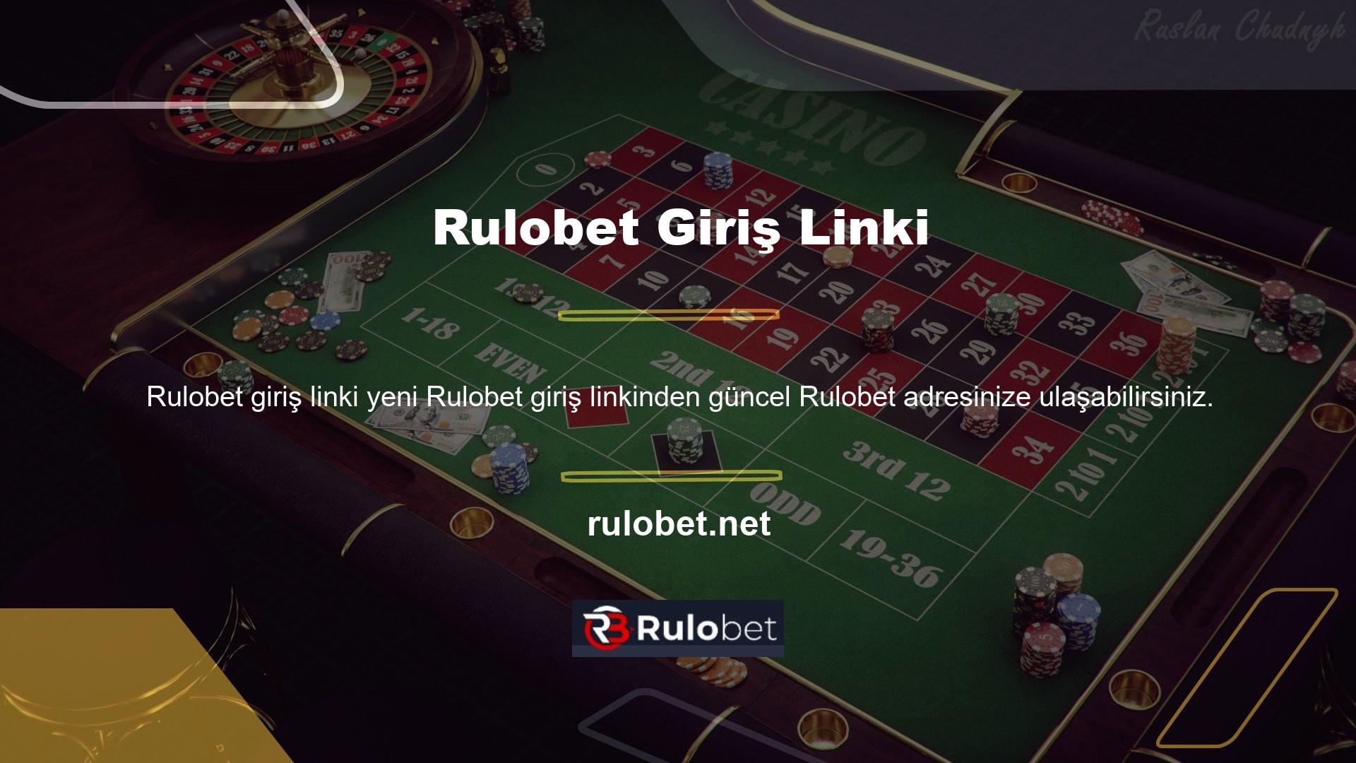 Rulobet resmi destek ve giriş sayfasıdır