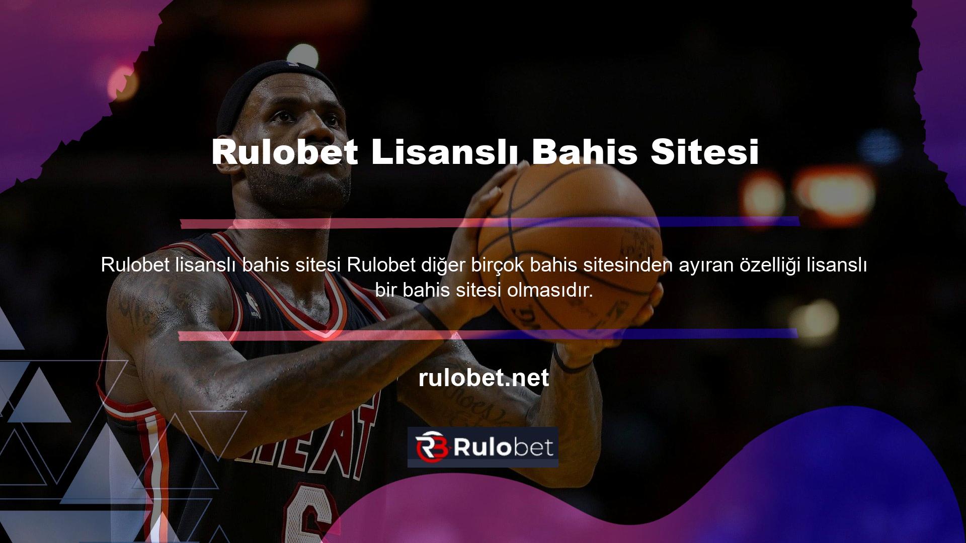 Rulobet Türkiye’de bahis oynayabileceğiniz en güvenilir sitelerden biridir