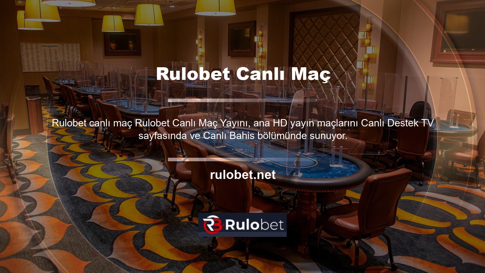 Rulobet ücretsiz canlı yayını, kullanıcıların ekstra gelir elde etmesine olanak tanıyor